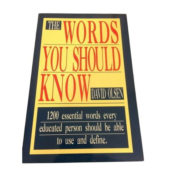 The Words You Should Know paperback book - Picture 1 of 6